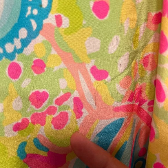 Lilly Pulitzer Lovers Coral Elsa in Silk Size Small - Picture 6 of 7